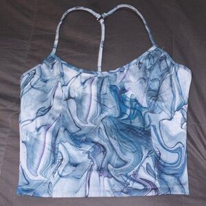 Marble Print Spaghetti Strap Top